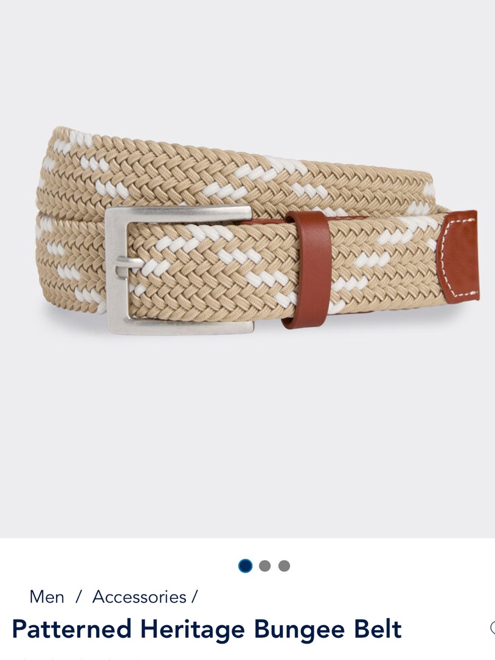 New Vineyard Vines bungee belt